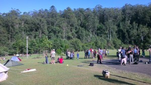 A view of our campsite.