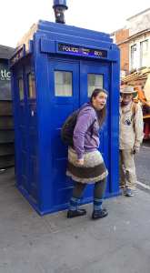 Kiri Bear opens the tardis of family history, Noel Bear joins in the fun.